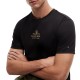 Tommy Hilfiger T-Shirt Brand Love Gold Interlock-Black Tommy Hilfiger T-Shirt Brand Love Gold Interlock-Black