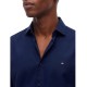 Tommy Hilfiger Shirt Slim Fit Stretch With Contrast-Carbon Navy