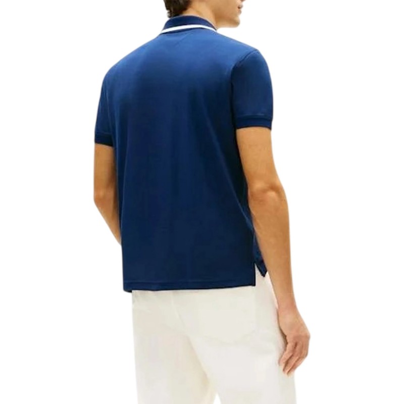 Tommy Hilfiger Polo Shirt Performance Tipped-Carbon Navy Tommy Hilfiger Polo Shirt Performance Tipped-Carbon Navy