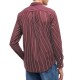 Tommy Hilfiger Shirt Flex Regular Fit-Deep Rouge/Stripe Tommy Hilfiger Shirt Flex Regular Fit-Deep Rouge/Stripe
