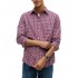 Tommy Hilfiger Shirt Flex Tartan Poplin Regular Fit-Medium Red/Check