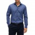 Tommy Hilfiger Shirt Micro Print Slim-Fit Stretch-Carbon Navy Multi