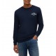 Tommy Hilfiger T-Shirt Long Sleeve 1985 Graphic-Navy Blue Tommy Hilfiger T-Shirt Long Sleeve 1985 Graphic-Navy Blue