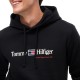 Tommy Hilfiger Hoodie RWB Graphic Regular-Black Tommy Hilfiger Hoodie RWB Graphic Regular-Black