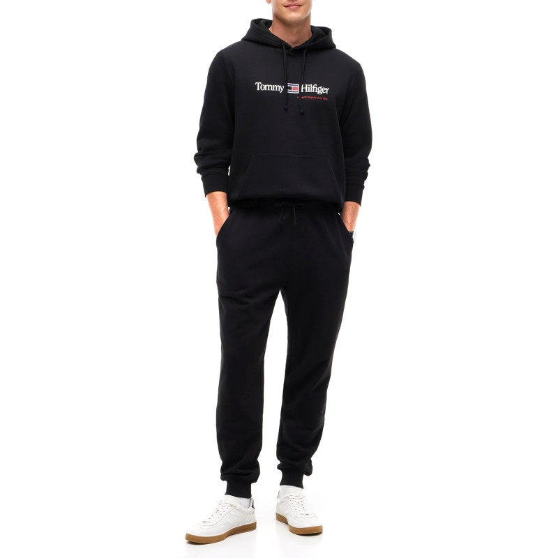 Tommy Hilfiger Hoodie RWB Graphic Regular-Black Tommy Hilfiger Hoodie RWB Graphic Regular-Black
