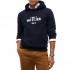 Tommy Hilfiger Hoodie Stack Reg Fleece-Navy Blue