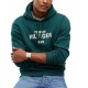 Tommy Hilfiger Hoodie Stack Reg Fleece-Ornamental Green Tommy Hilfiger Hoodie Stack Reg Fleece-Ornamental Green