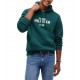 Tommy Hilfiger Hoodie Stack Reg Fleece-Ornamental Green Tommy Hilfiger Hoodie Stack Reg Fleece-Ornamental Green