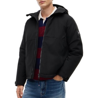 Tommy Hilfiger Hooded Padded Jacket Tech-Black
