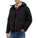 Tommy Hilfiger Hooded Padded Jacket Tech-Black
