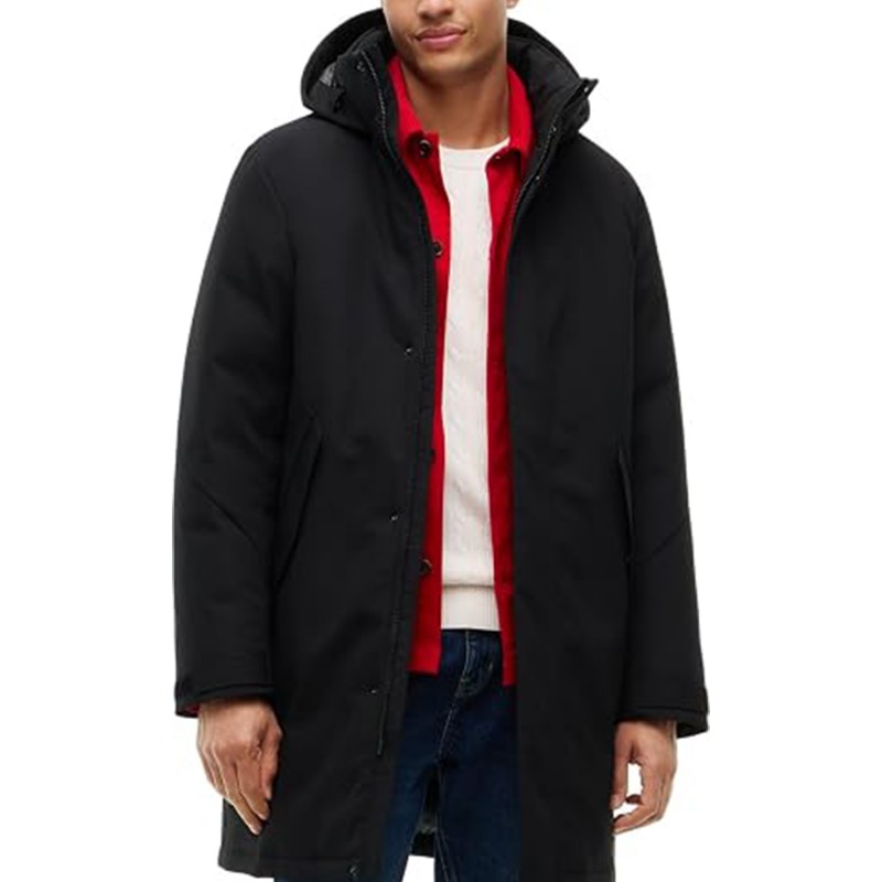 Tommy Hilfiger Hooded Padded Parka Tech-Black Tommy Hilfiger Hooded Padded Parka Tech-Black