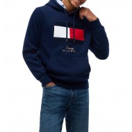 Tommy Hilfiger Hoodie Gifting Flag Fleece-Carbon Navy