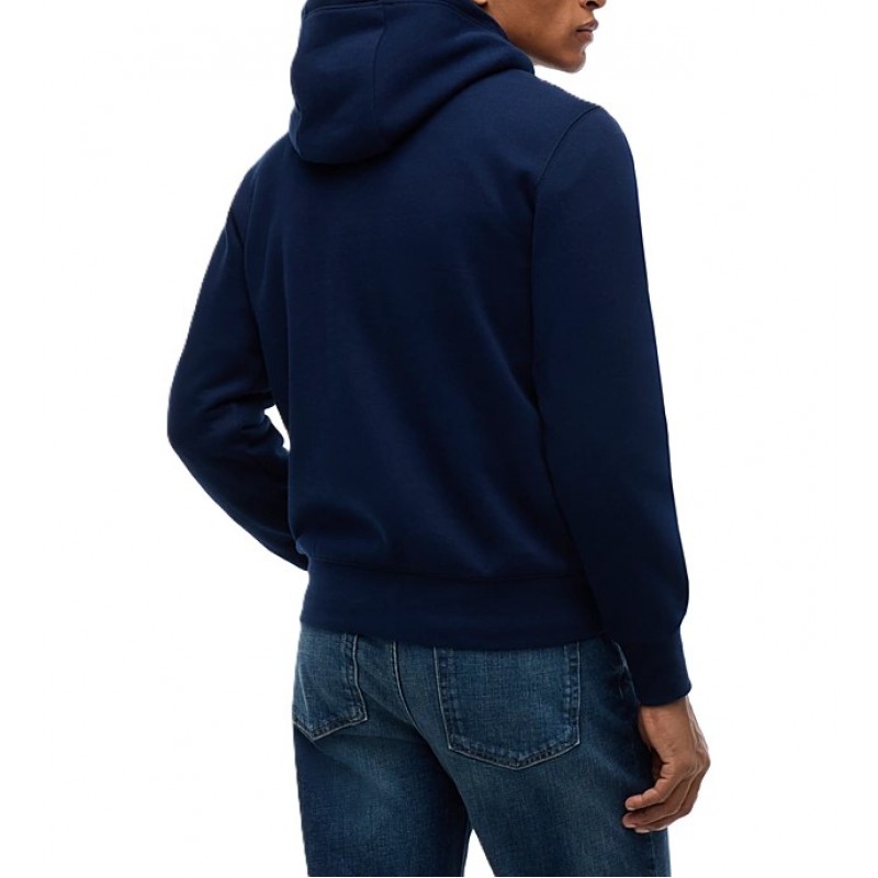 Tommy Hilfiger Hoodie Gifting Flag Fleece-Carbon Navy Tommy Hilfiger Hoodie Gifting Flag Fleece-Carbon Navy