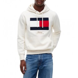 Tommy Hilfiger Hoodie Gifting Flag Fleece-Ivory Petal