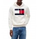Tommy Hilfiger Hoodie Gifting Flag Fleece-Ivory Petal Tommy Hilfiger Hoodie Gifting Flag Fleece-Ivory Petal