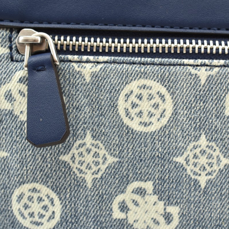 Guess Katey Mini Hobo Bag-Denim/Ombre Logo Guess Katey Mini Hobo Bag-Denim/Ombre Logo