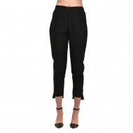 Lotus Eaters Trousers Piano Asymmetric Hemline-Black