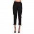 Lotus Eaters Trousers Piano Asymmetric Hemline-Black