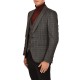 Vittorio Blazer & Vest Private Set Checked-Grey Vittorio Blazer & Vest Private Set Checked-Grey