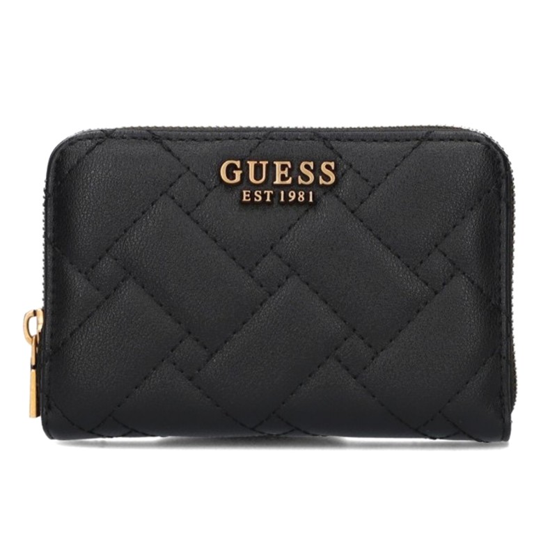 Guess Gracelynn Quilted Wallet-Black