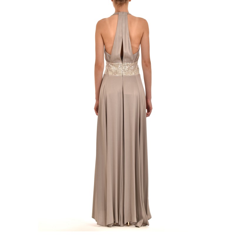 J'aime Les Garcons Dress Maxi Sequins-Silver J'aime Les Garcons Dress Maxi Sequins-Silver