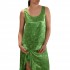 MyT Relaxed Fit Satin Floral Top-Parrot Green