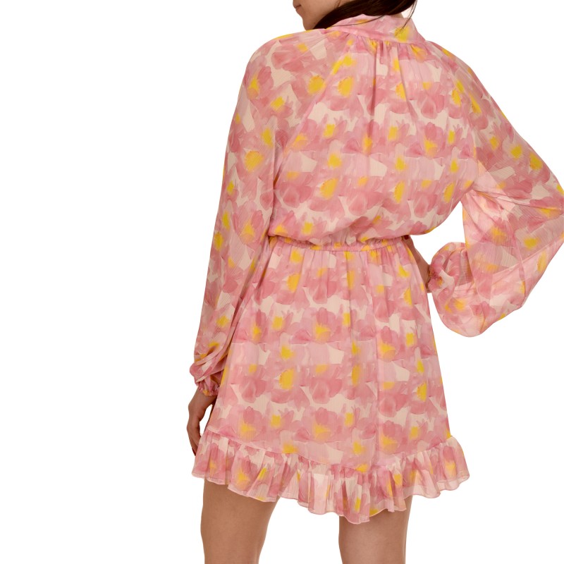 MyT Floral Sundress With Waistband-Light Pink