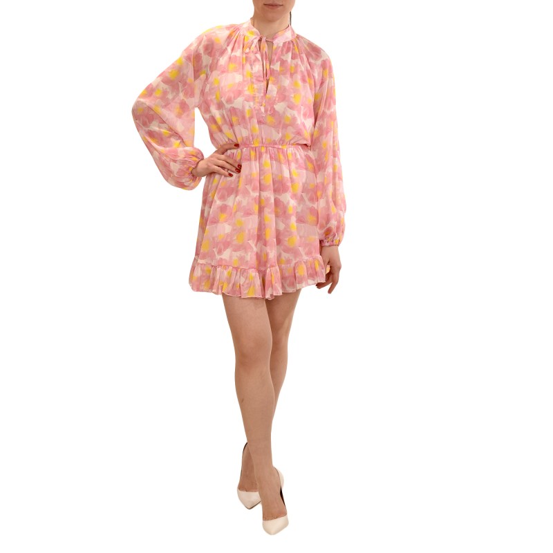 MyT Floral Sundress With Waistband-Light Pink