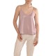 MyT Satin Relaxed Fit Top-Dusty Pink