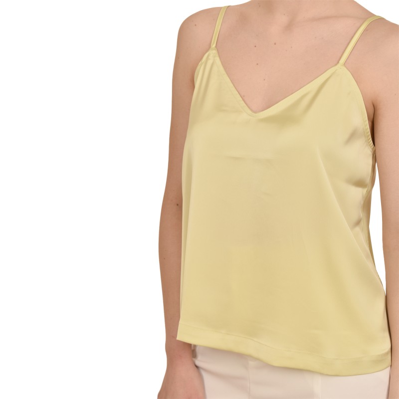 MyT Satin Relaxed Fit Top-Lime MyT Satin Relaxed Fit Top-Lime