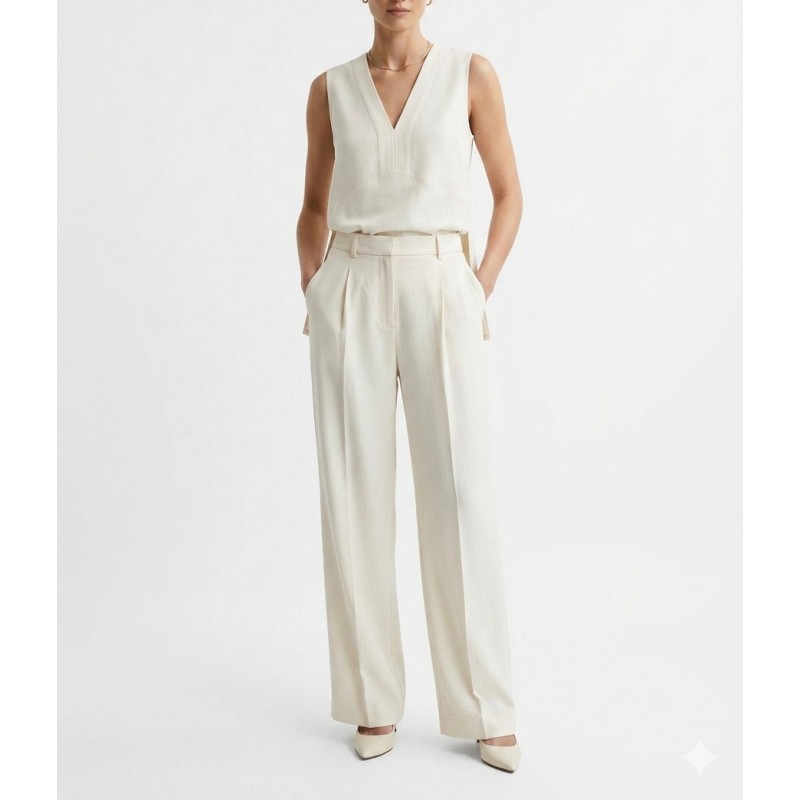 Milla Top Sleeveless-Natural Milla Top Sleeveless-Natural