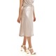 Lotus Eaters Skirt Sanas Metallic-Silver