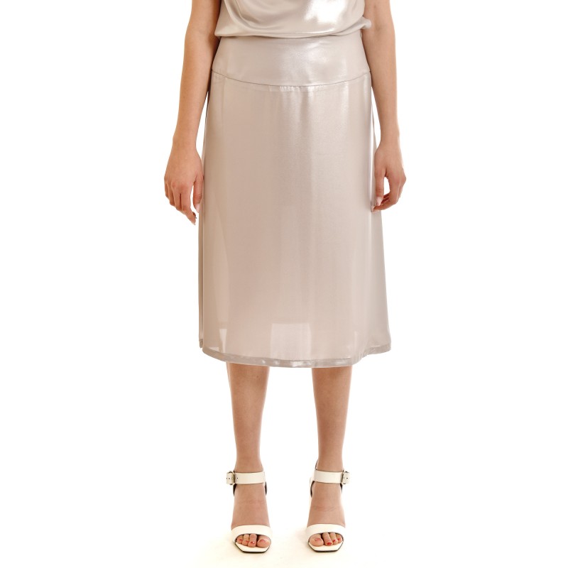 Lotus Eaters Skirt Sanas Metallic-Silver