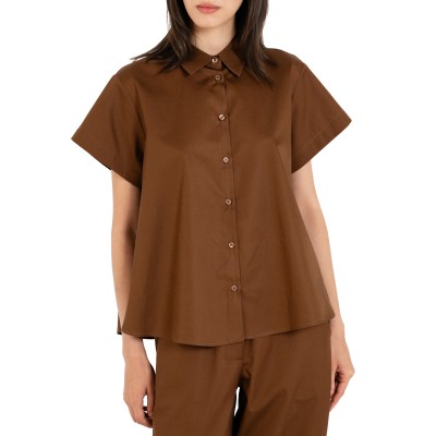 Philosophy Shirt Short Sleeve-Brown