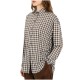 Philosophy Shirt Plaid Oversized-Check Brown Philosophy Shirt Plaid Oversized-Check Brown