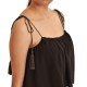 Aggel Dress Short Marocaine Crepe Grecian With Knitted Detail-Dark Grey Aggel Dress Short Marocaine Crepe Grecian With Knitted Detail-Dark Grey