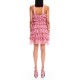 We Are Chiffon Short Dress With Ruffles-Pink Cactus