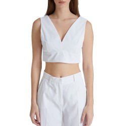 4 Tailors Kimolos Wrap Chest Top-White