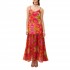 We Are Lingerie Tiered Printed Maxi Dress-Floral