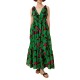 We Are Maxi Tiered Patterned Dress-Fragkosyka