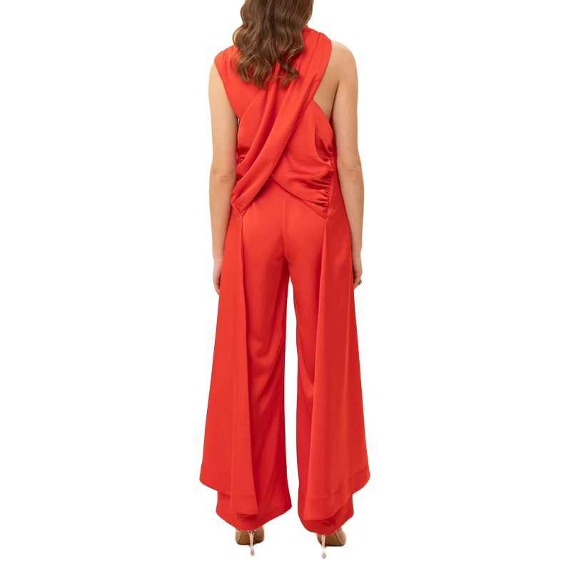 We Are X-Bust Tunic In Relaxed Fit-Pyro Red