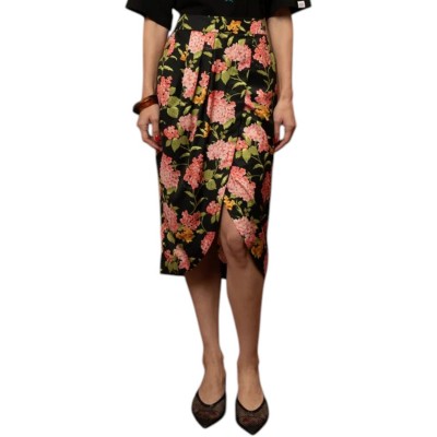 We_ Are Skirt Midi Pareo Wrap-Ortansies Black