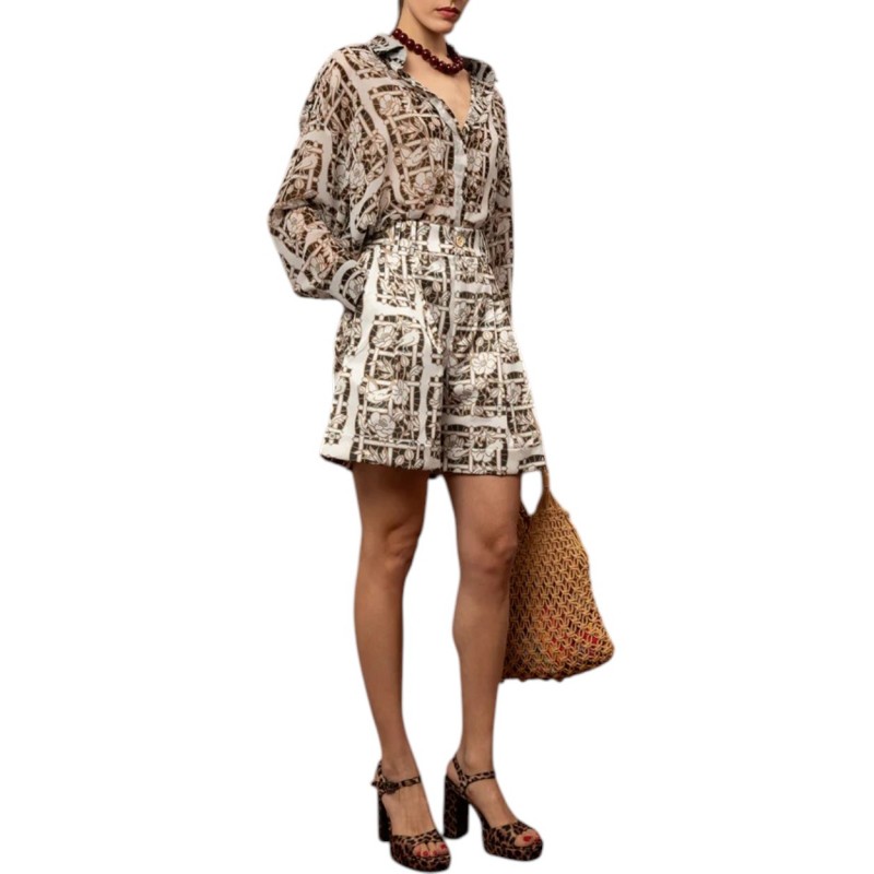 We_ Are Shorts Pleated Printed-Semedaki We_ Are Shorts Pleated Printed-Semedaki