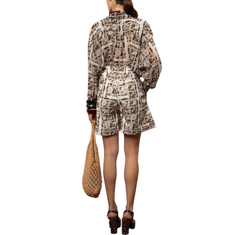 We_ Are Shorts Pleated Printed-Semedaki We_ Are Shorts Pleated Printed-Semedaki