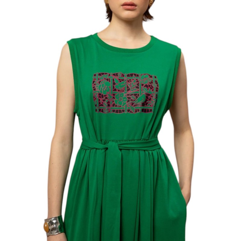 We_Are Dress Maxi Sleeveless-Green We_Are Dress Maxi Sleeveless-Green