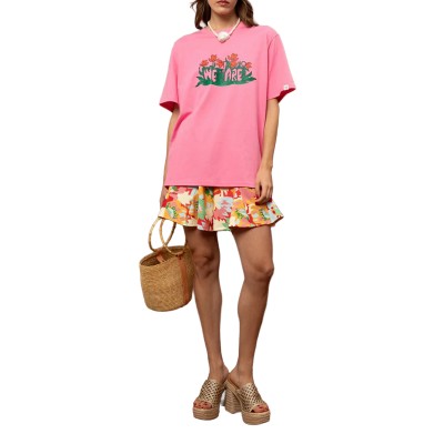 We_Are T-Shirt Oversized-Fuchsia