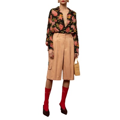 We_Are Shirt Oversized Chiffon-Ortansies Black