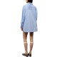 We_Are Shirt Oversized Striped-Light Blue We_Are Shirt Oversized Striped-Light Blue