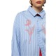We_Are Shirt Oversized Striped-Light Blue We_Are Shirt Oversized Striped-Light Blue