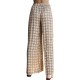 Aggel Trousers Geometric Print And Knit Details-Sand/Bronze Aggel Trousers Geometric Print And Knit Details-Sand/Bronze
